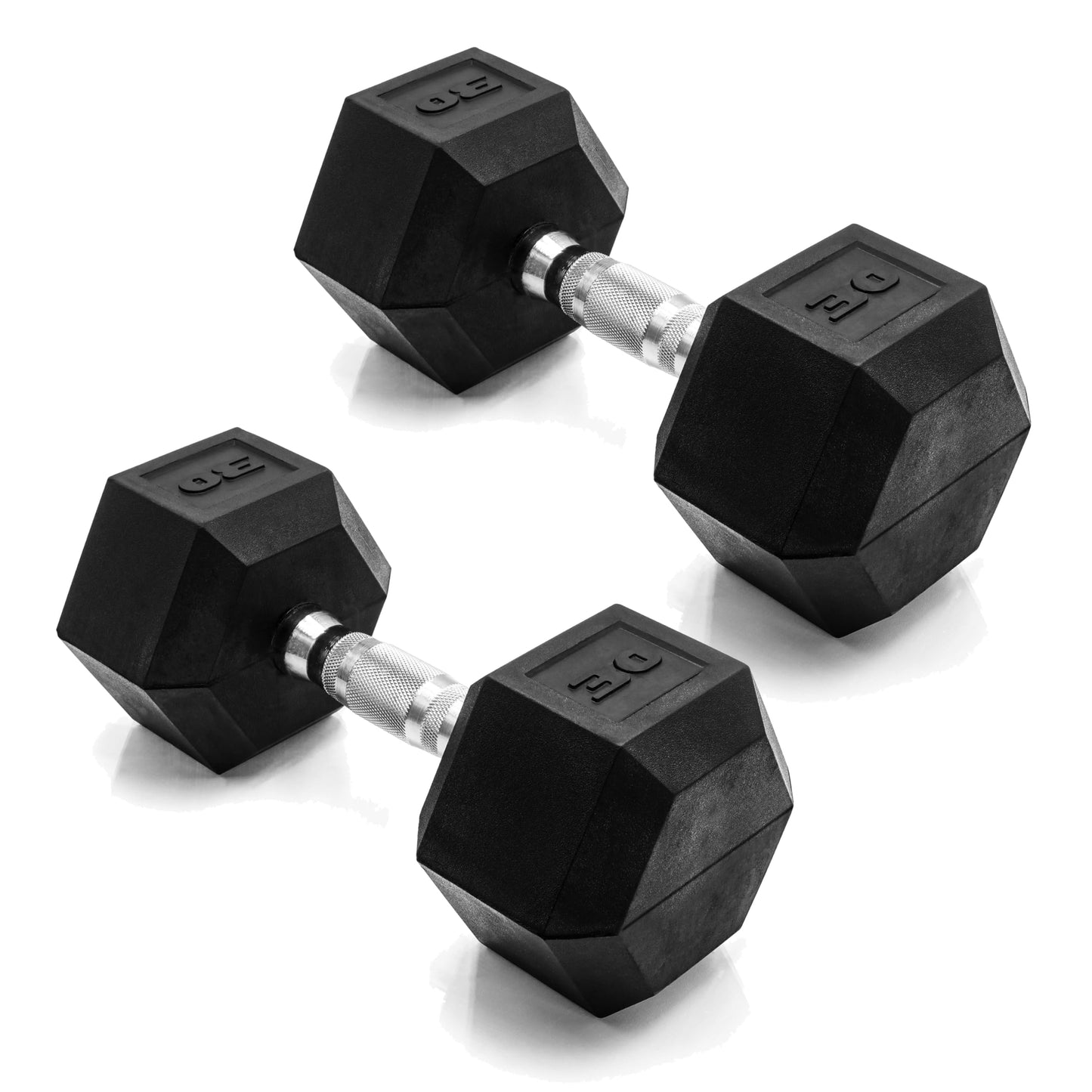 CAP Barbell 10 LB Coated Hex Dumbbell Weight Pair with Black Handle