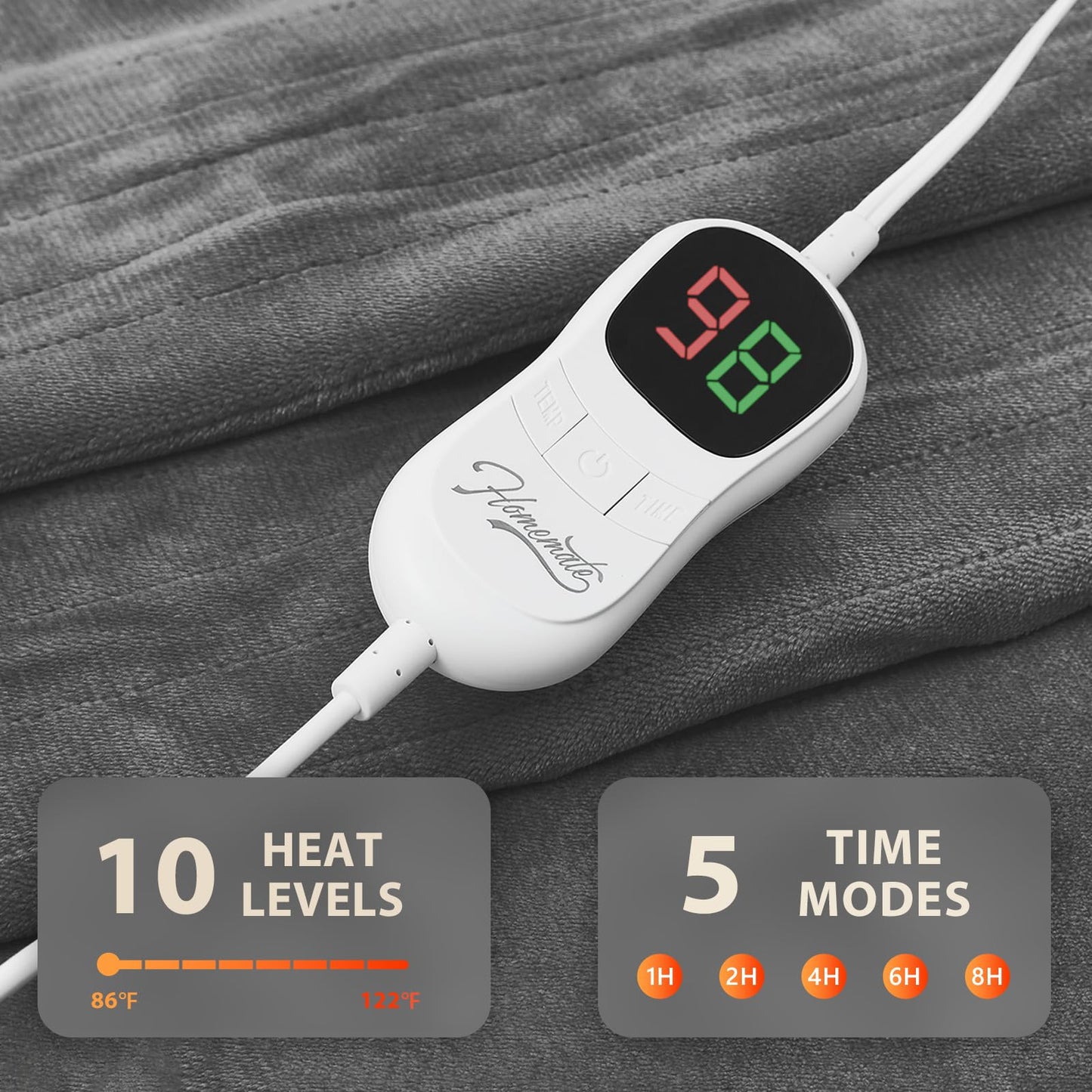Homemate Heated Blanket Electric Throw