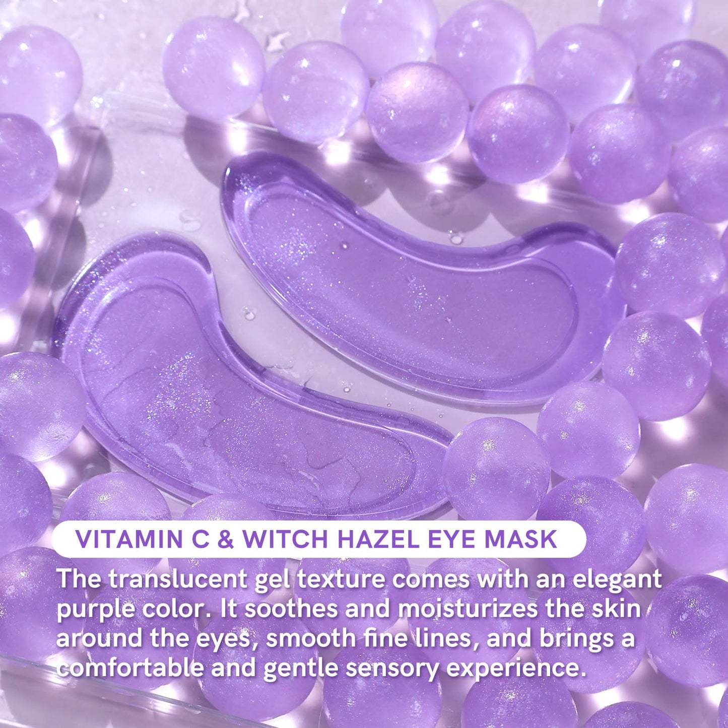 PEAUAMIE Under Eye Patches Gold and Hyaluronic Acid for puffy eyes