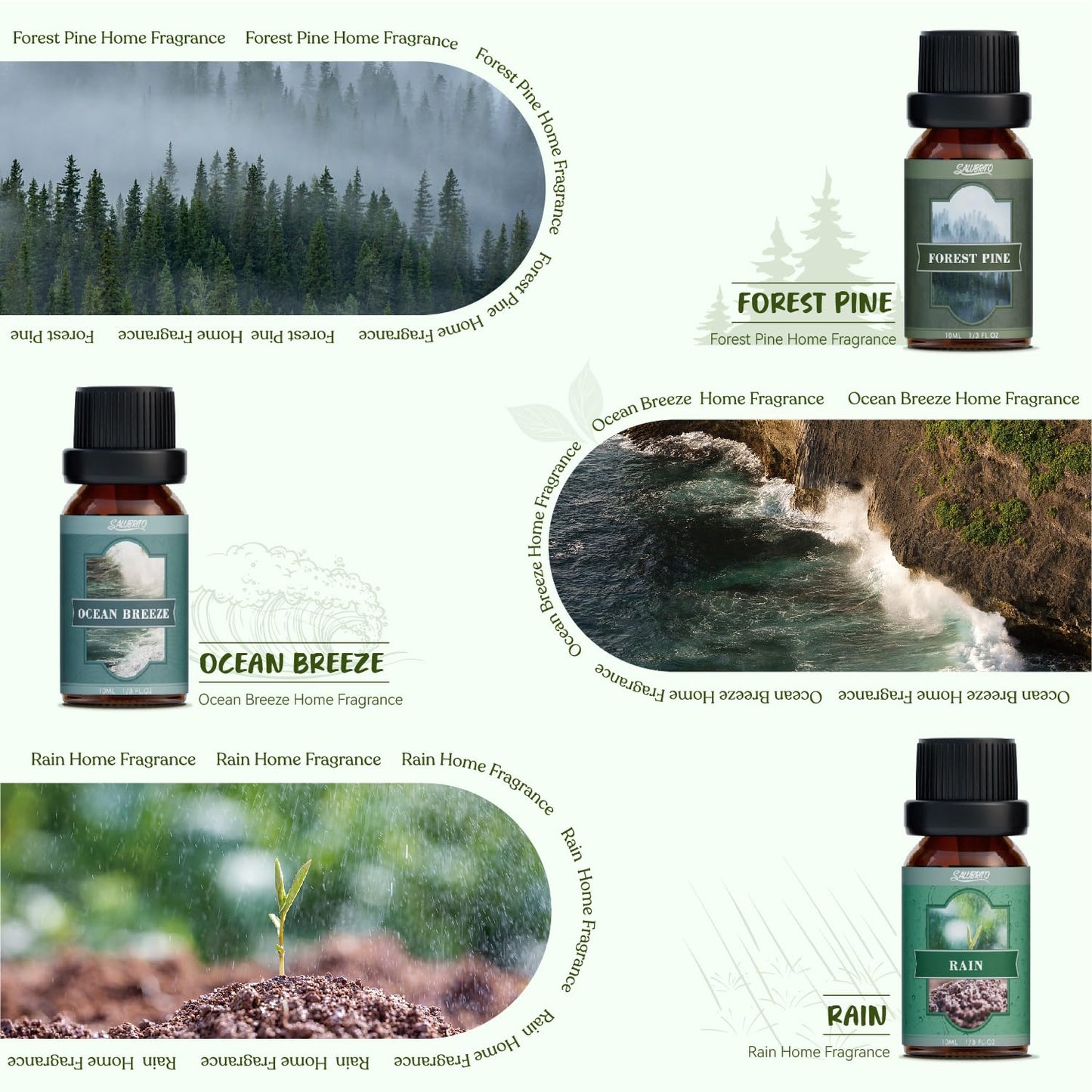 SALUBRITO Clean Fragrance Oils Set