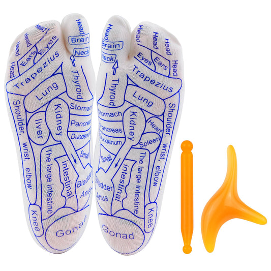 Muomdid Reflexology Socks with Trigger Point Massage Tools