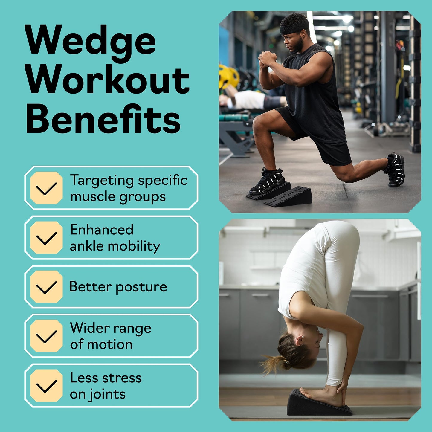 Squat Wedge - Squat Wedge Block 520 LBS Weight Capacity