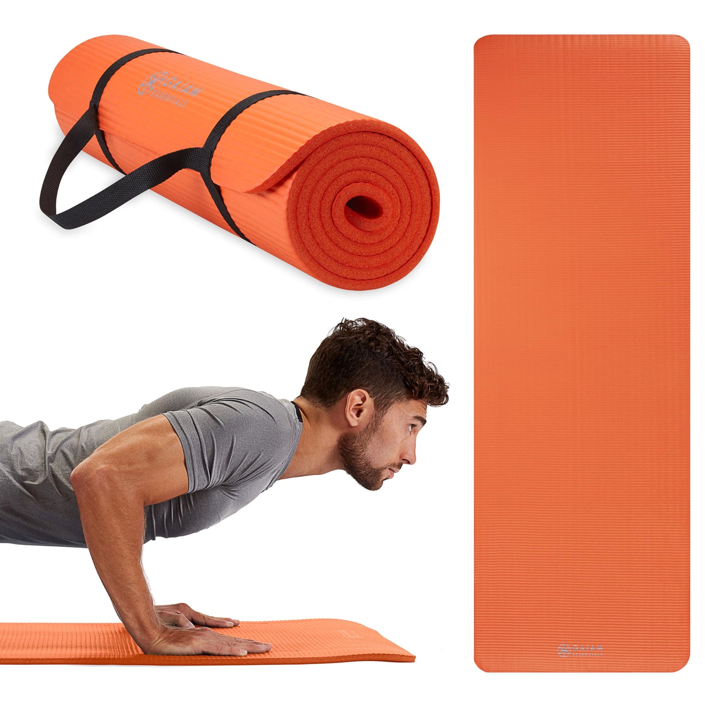 Gaiam Essentials Thick Yoga Mat Fitness