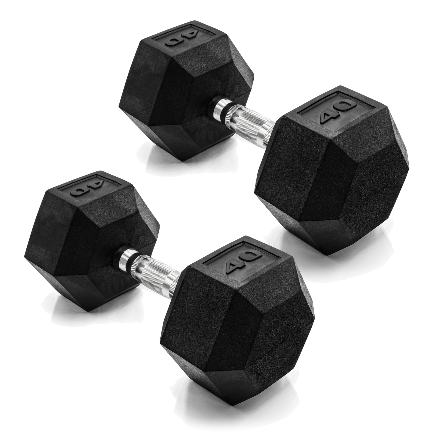 CAP Barbell 10 LB Coated Hex Dumbbell Weight Pair with Black Handle