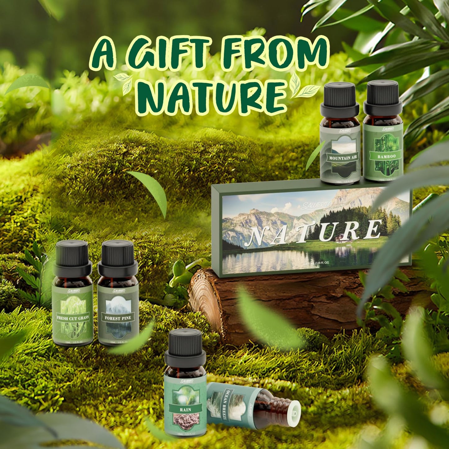 SALUBRITO Clean Fragrance Oils Set