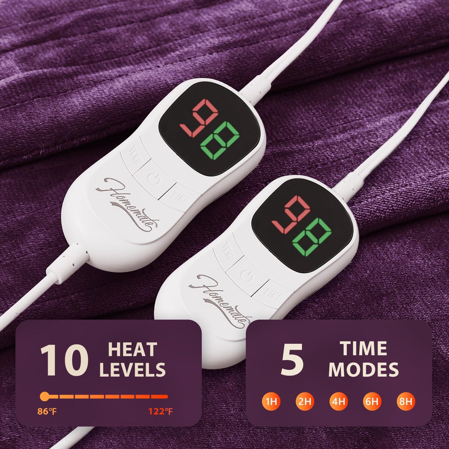 Homemate Heated Blanket Electric Throw