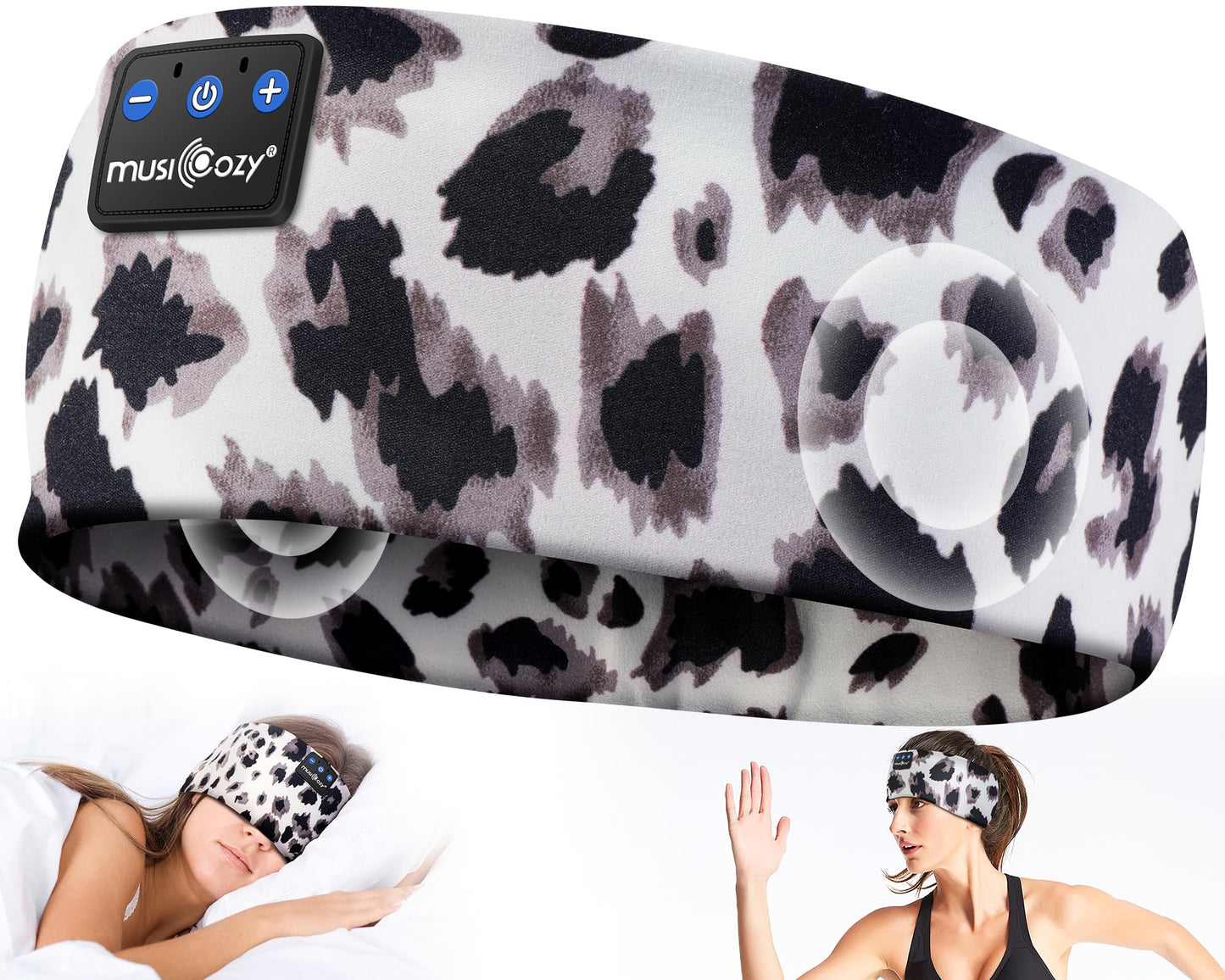 MUSICOZY Sleep Headphones Bluetooth 5.4 Headband, Wireless Earphones