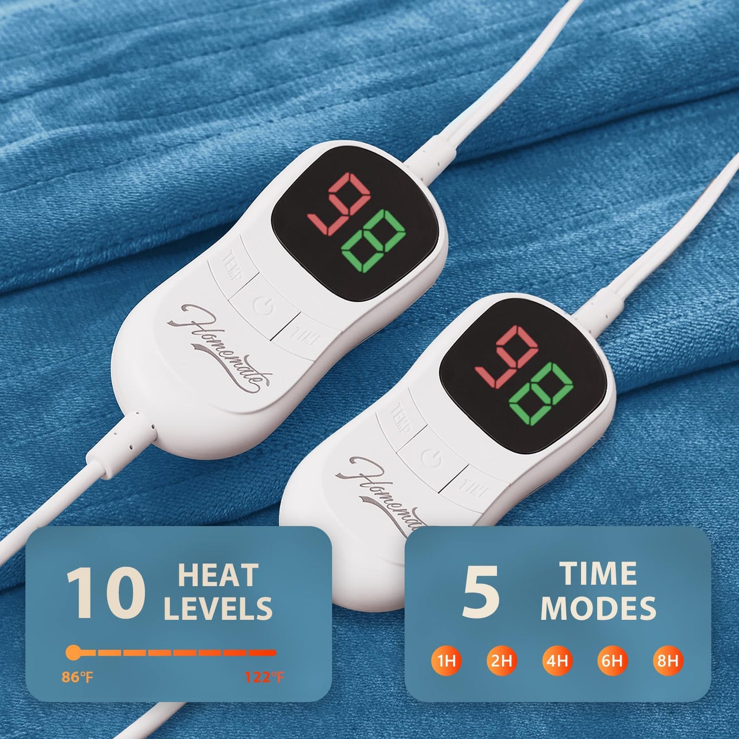 Homemate Heated Blanket Electric Throw