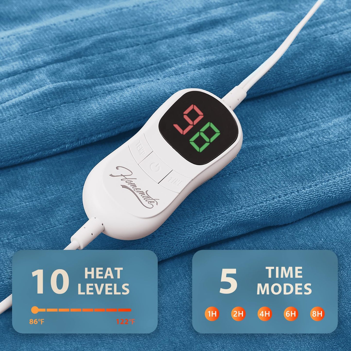 Homemate Heated Blanket Electric Throw