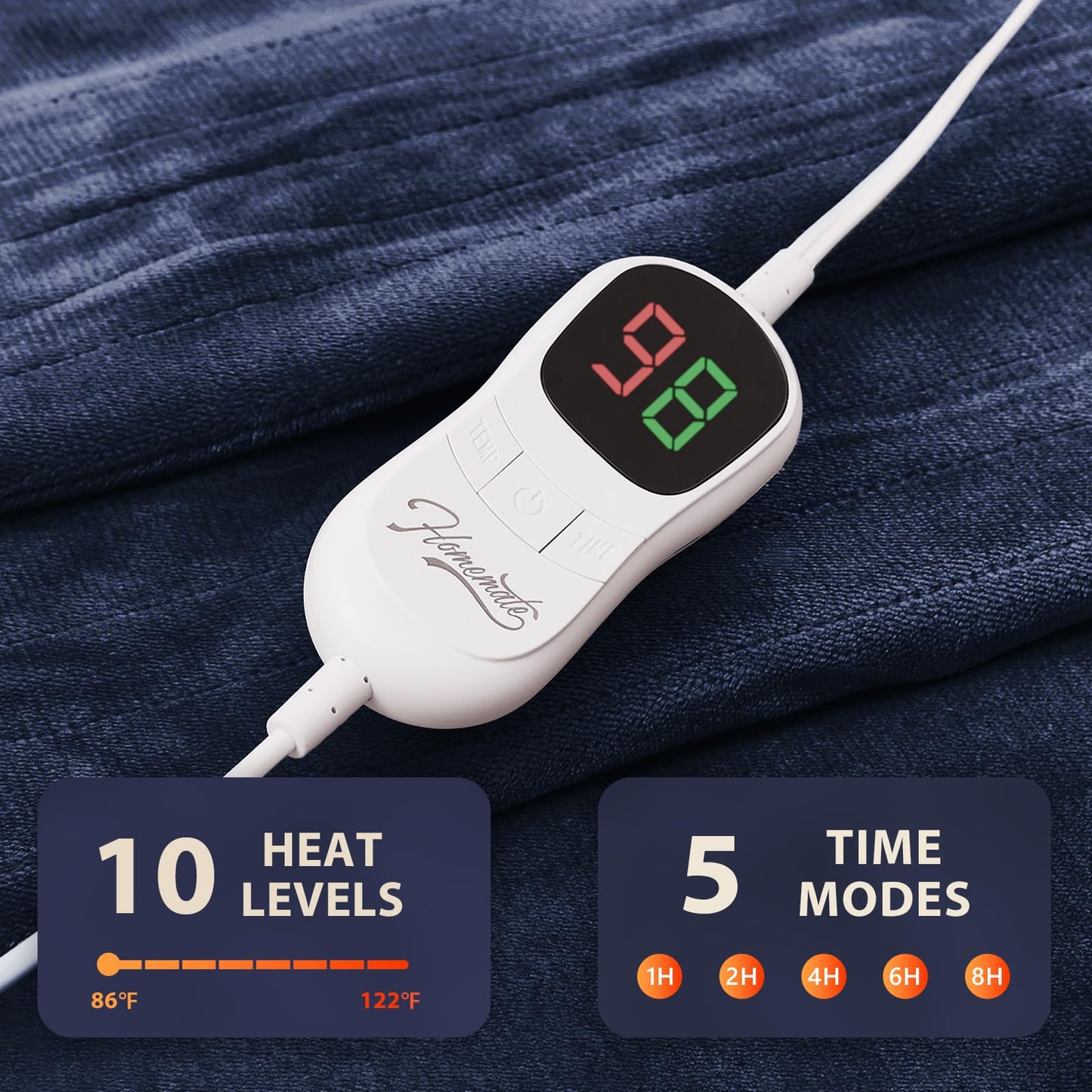 Homemate Heated Blanket Electric Throw