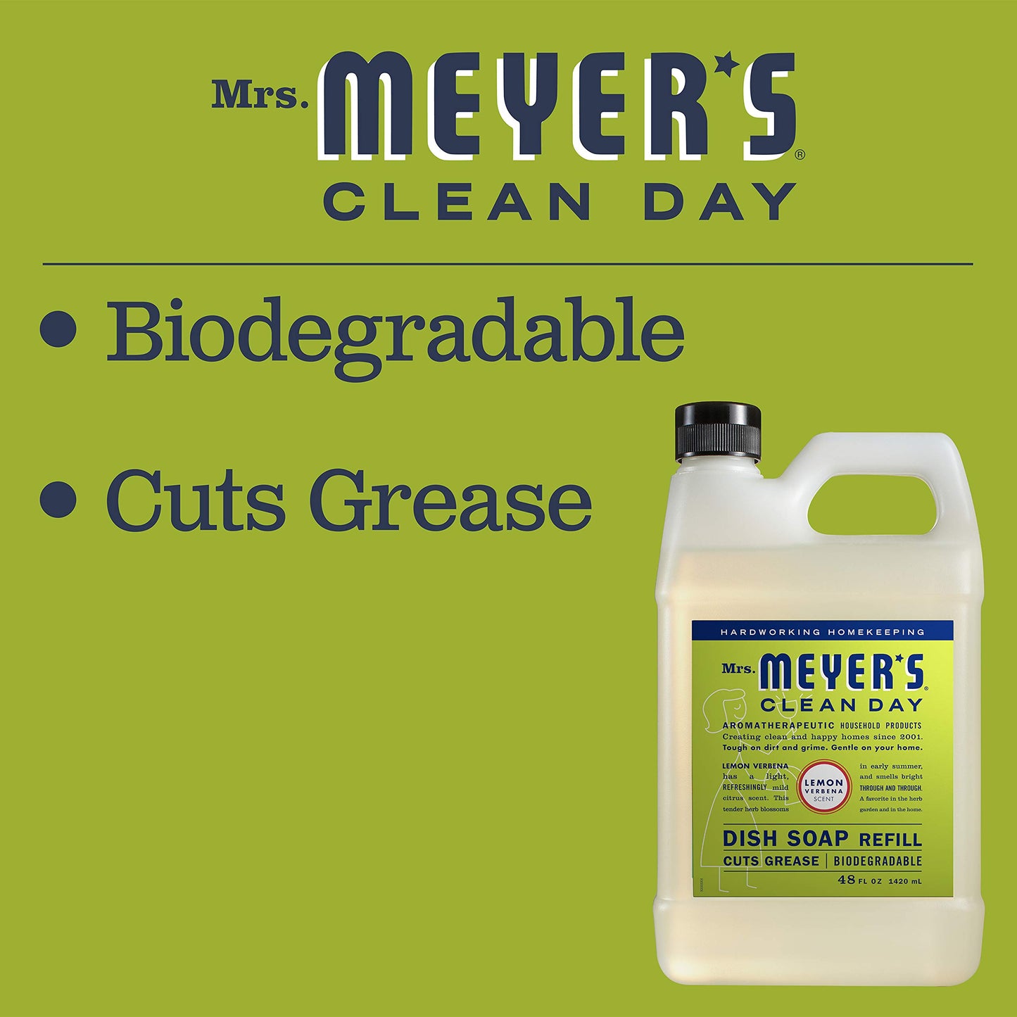 MRS. MEYER'S CLEAN DAY Liquid Dish Soap Refill