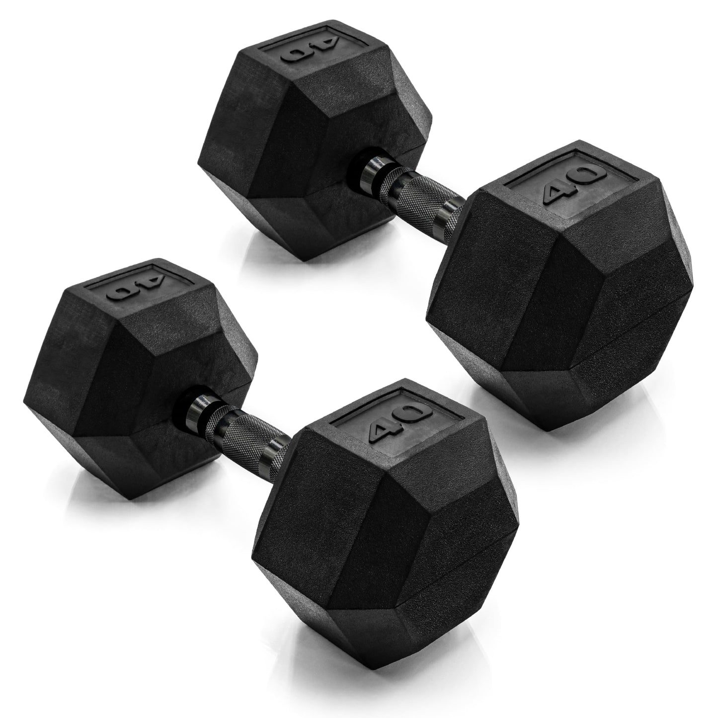 CAP Barbell 10 LB Coated Hex Dumbbell Weight Pair with Black Handle
