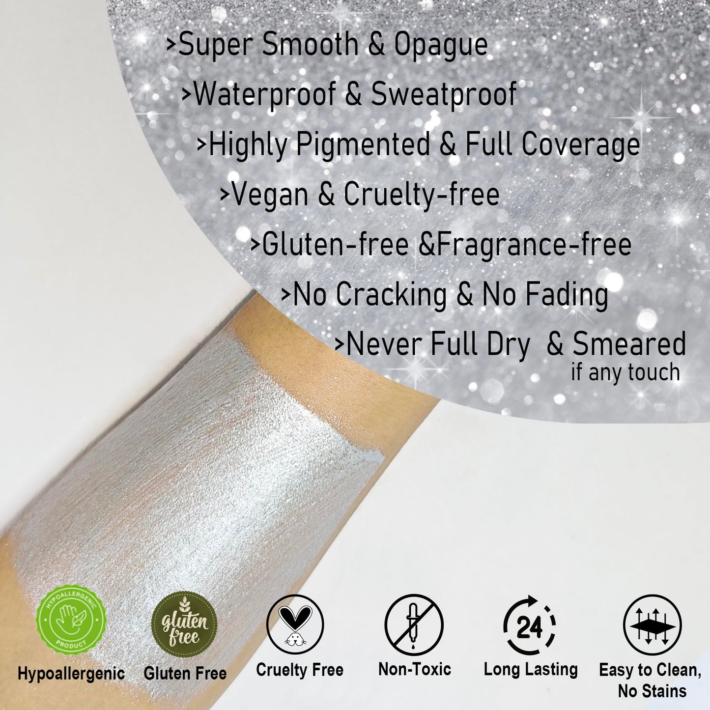 CCbeauty Witch Green Face Paint Stick, Face Painting Kit