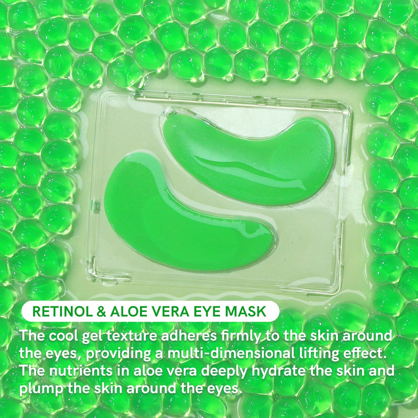 PEAUAMIE Under Eye Patches Gold and Hyaluronic Acid for puffy eyes