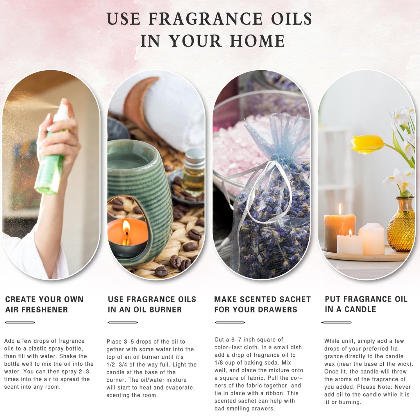 PHATOIL 3.38FL.OZ Coconut & Vanilla Fragrance Oils for Aromatherapy
