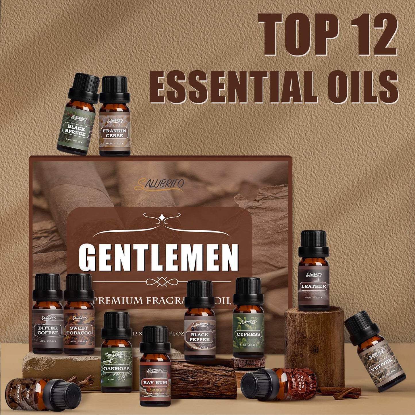 SALUBRITO Clean Fragrance Oils Set