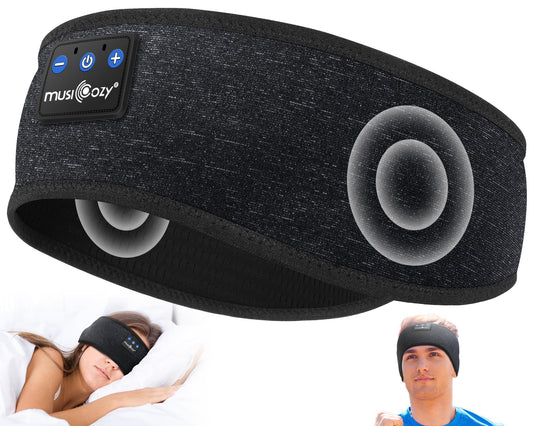 MUSICOZY Sleep Headphones Bluetooth 5.4 Headband, Wireless Earphones