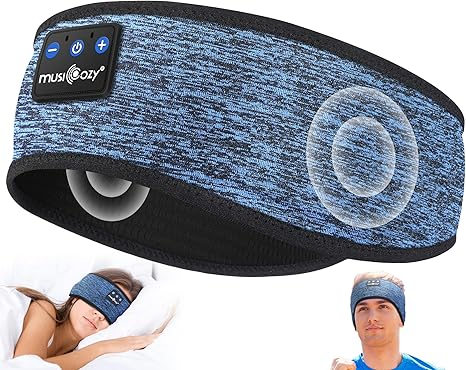 MUSICOZY Sleep Headphones Bluetooth 5.4 Headband, Wireless Earphones