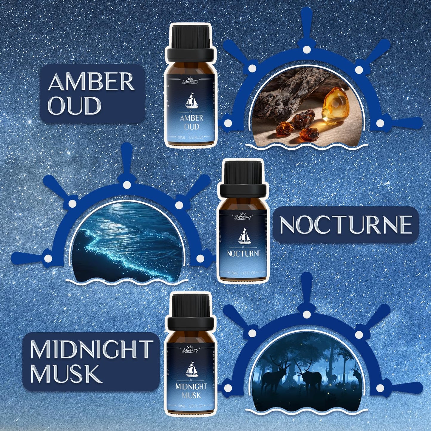 SALUBRITO Clean Fragrance Oils Set