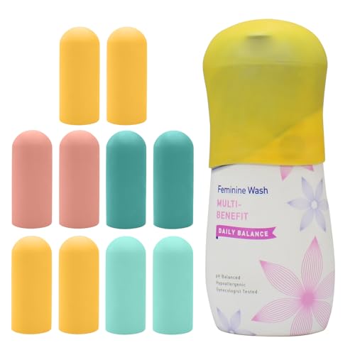 TRANOMOS 10 Pack Silicone Bottle Covers Travel
