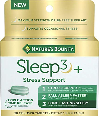 Nature's Bounty Stress Support Melatonin by Sleep3, 10mg