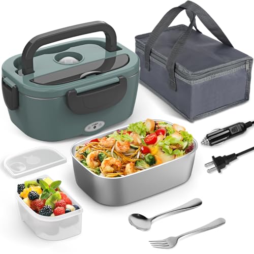 WisaKey Green Electric Lunch Box Food Heater