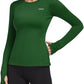 Baleaf Women’s Thermal Fleece Long Sleeve Shirt with Zipper Pocket