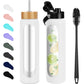 FULBEVY Glass Water Bottles 64 oz