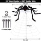 '200' Spider Web with 59' Giant Spider – Halloween Outdoor/Indoor Decor for Yard
