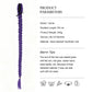 Rose Bud Rumi 40' Purple Braided Ponytail Extension