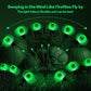 BeHiller 2-Pack Solar Halloween Eyeball Lights
