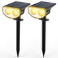 Kyosho Solar Color Spot Lights Outdoor, 9 Lighting Modes Halloween Christmas Lights