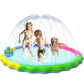 VISTOP Non-Slip Splash Pad for Kids and Dog, Thicken Sprinkler Pool Summer Outdoor Water Toys - Fun Backyard Fountain Play Mat for Baby Girls Boys Children or Pet Dog (67 inch, Blue&Blue)