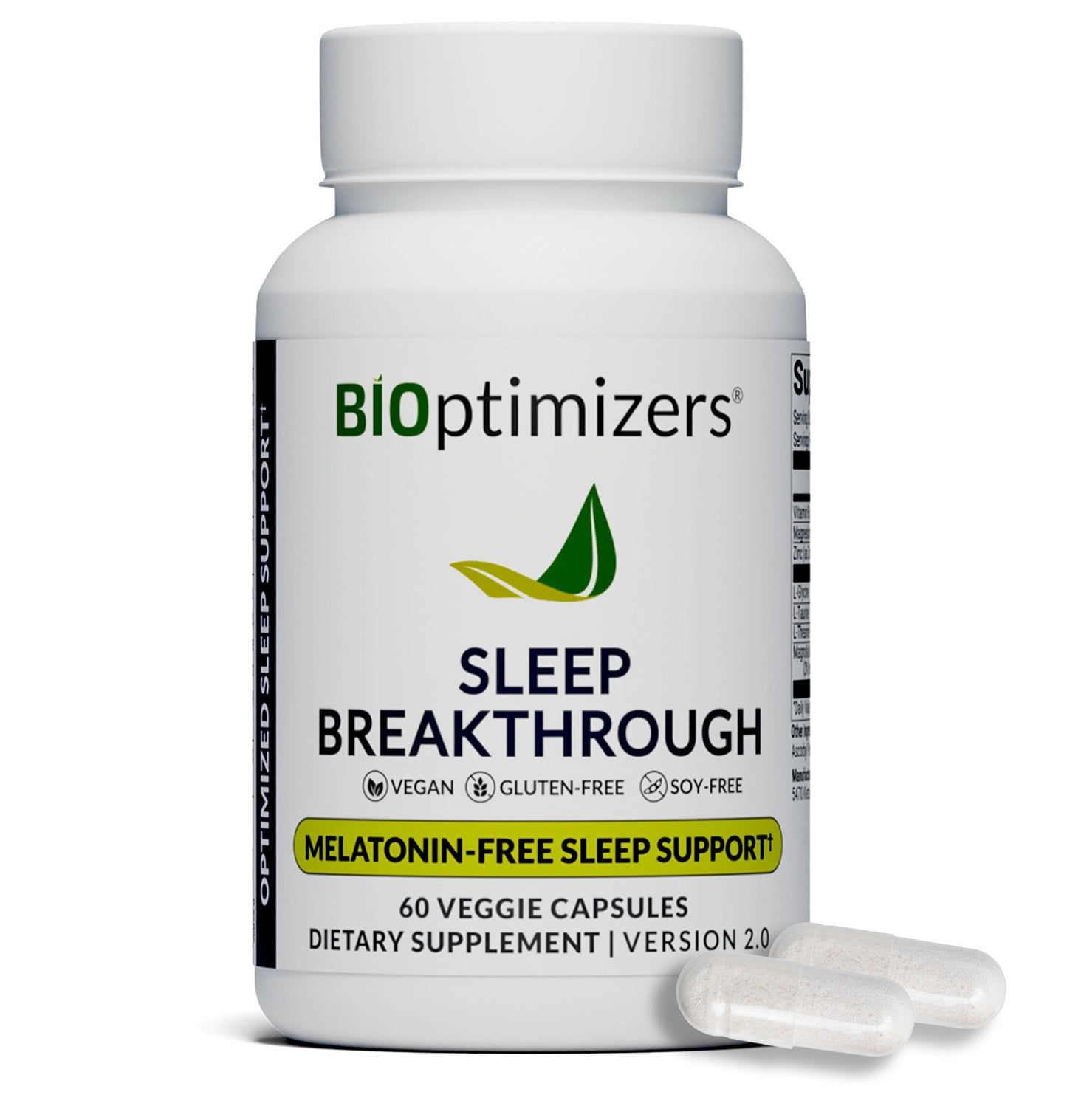 BIOptimizers Sleep Breakthrough Capsules - Natural Support Supplement