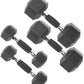 CAP Barbell 10 LB Coated Hex Dumbbell Weight Pair with Black Handle