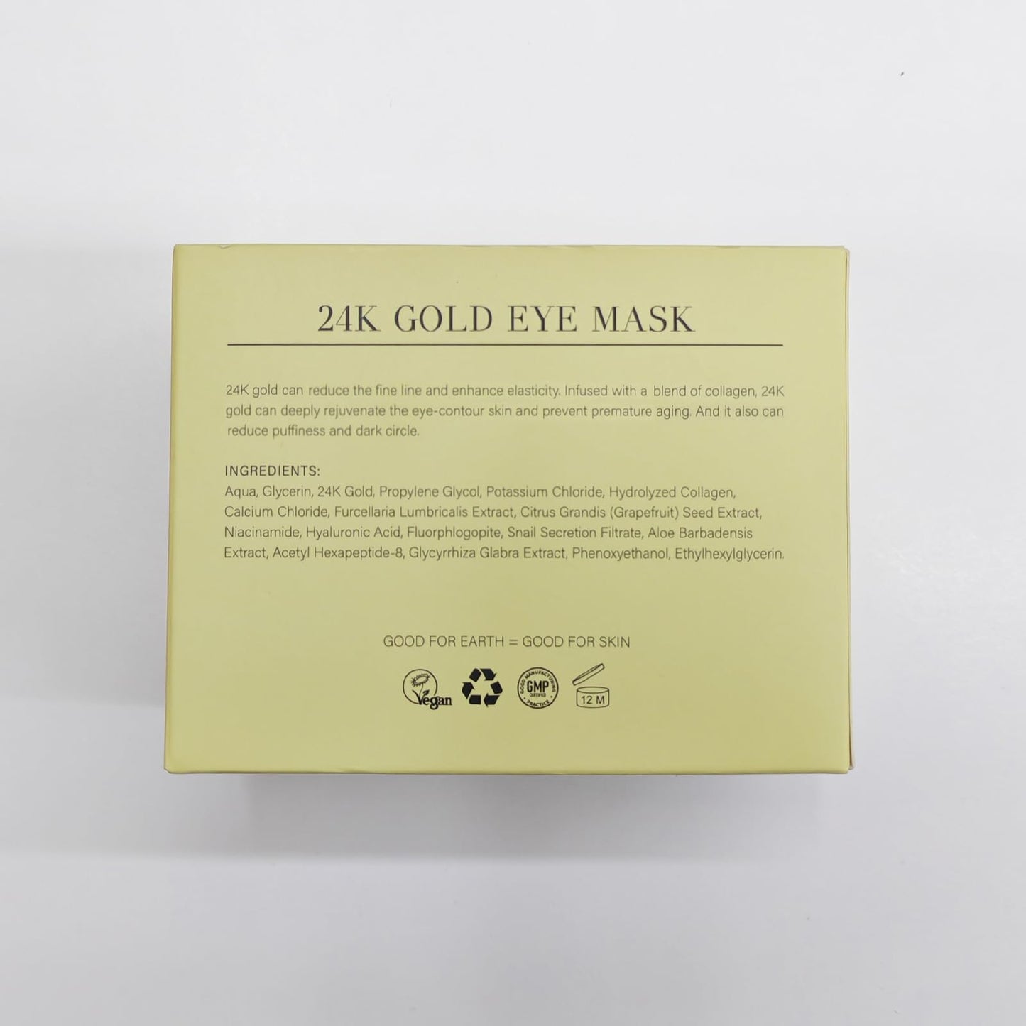 PEAUAMIE Under Eye Patches Gold and Hyaluronic Acid for puffy eyes