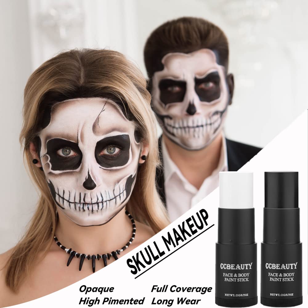 CCbeauty Witch Green Face Paint Stick, Face Painting Kit