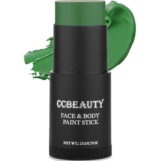 CCbeauty Witch Green Face Paint Stick, Face Painting Kit