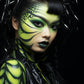 CCbeauty Witch Green Face Paint Stick, Face Painting Kit