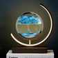 Heuanpte 3D Sand Art Light, Round Sand Picture Lamp with Stand