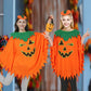 Halloween Pumpkin Costume for Women Kids
