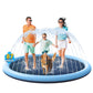 VISTOP Non-Slip Splash Pad for Kids and Dog, Thicken Sprinkler Pool Summer Outdoor Water Toys - Fun Backyard Fountain Play Mat for Baby Girls Boys Children or Pet Dog (67 inch, Blue&Blue)