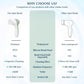 COSLUS Facial Cleansing Brush Silicone Face Scrubber