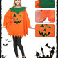 Halloween Pumpkin Costume for Women Kids