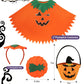 Halloween Pumpkin Costume for Women Kids
