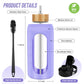 FULBEVY Glass Water Bottles 64 oz