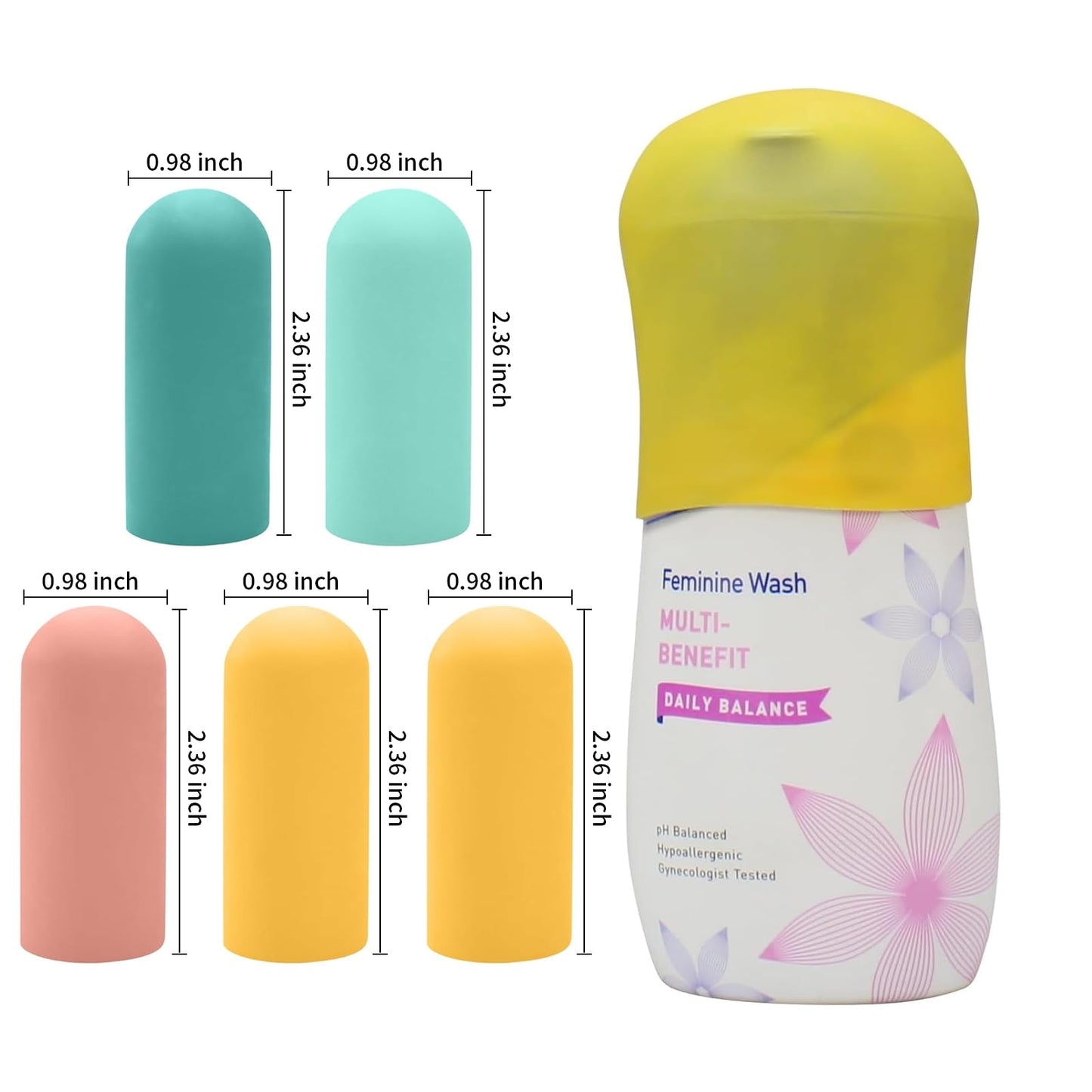 TRANOMOS 10 Pack Silicone Bottle Covers Travel