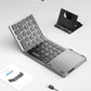 Samsers Foldable Bluetooth Keyboard with Touchpad- Black