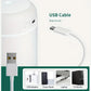 Portable Mini Humidifier, Colorful, Cool Mist, USB Powered.