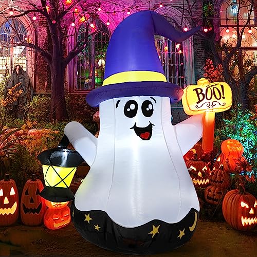 GOOSH 5 FT Halloween Inflatables Ghost Outdoor Decorations